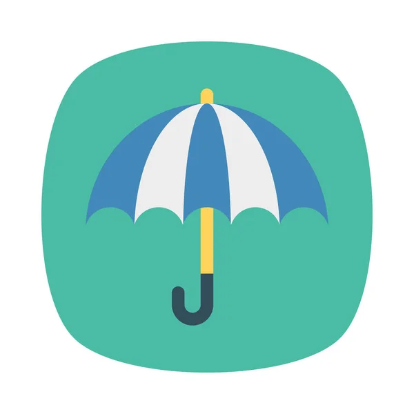 Deštník Ochrana Zabezpečené Vektorové Ilustrace — Stockový vektor