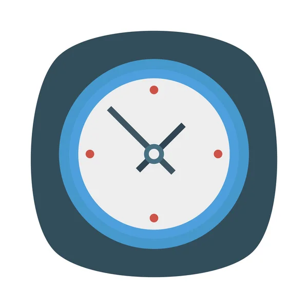 Time Klok Horloge Vectorillustratie — Stockvector