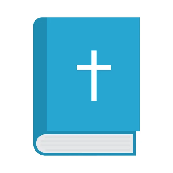 Bijbel Heilige Boek Vectorillustratie — Stockvector