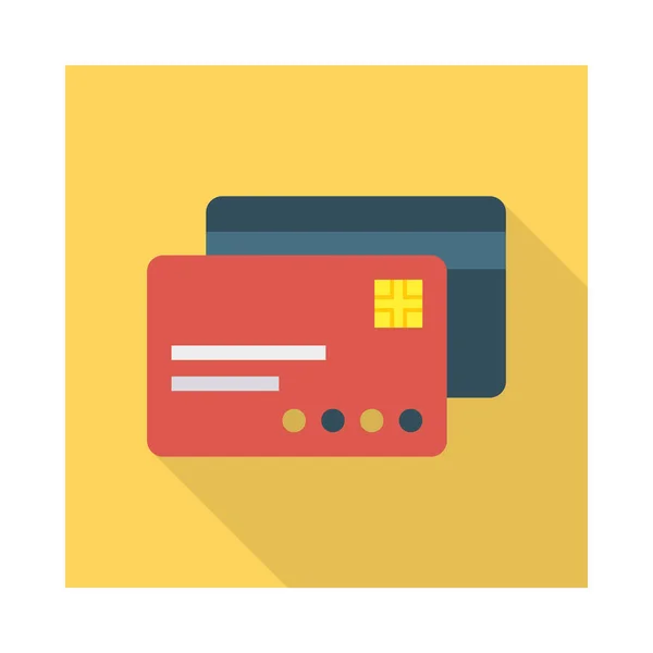 Kreditkort Bankkort Vektorillustration — Stock vektor