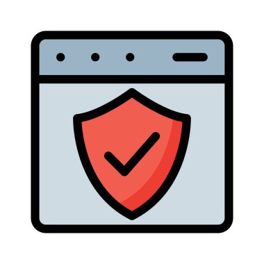 koruma güvenli kalkan vektör çizim 