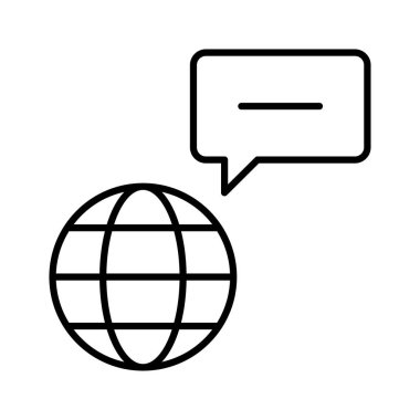 metin iletisi tarayıcı vektör çizim 