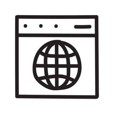 tarayıcı web sayfası Internet vektör çizim 