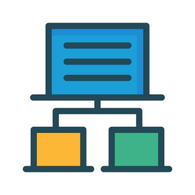 ağ bağlantı paylaşım vektör çizim 