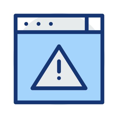 ünlem hata uyarı vektör çizim 