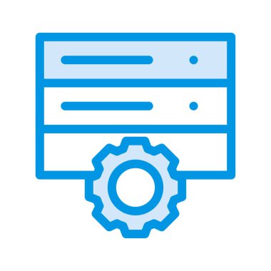 ayarı veritabanı sunucusu vektör çizim 