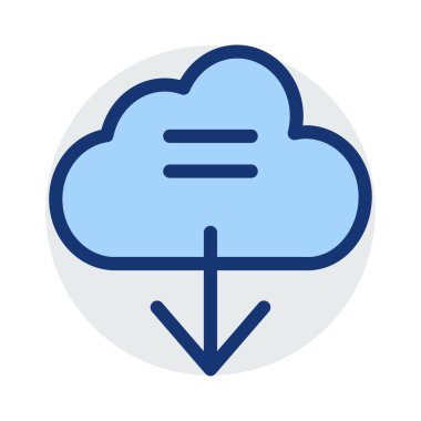 bulut sunucu vektör çizim indir 