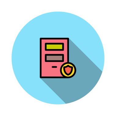 güvenli koruma Pc vektör çizim 