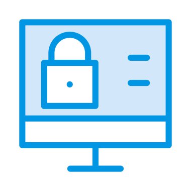 özel güvenli kilit vektör çizim 