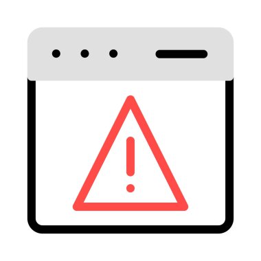 Uyarı hata uyarı vektör çizim 