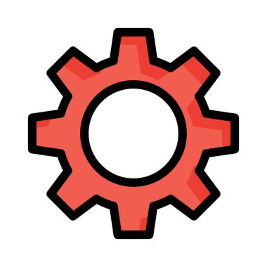 ayar dişli yapılandırmak vektör çizim 