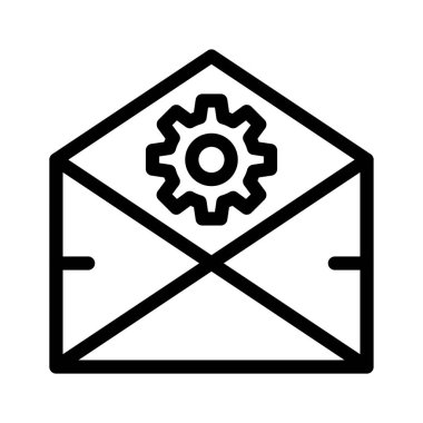 ileti gelen kutusu vektör çizim ayarlama 