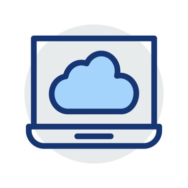 bulut sunucu veritabanı vektör çizim 