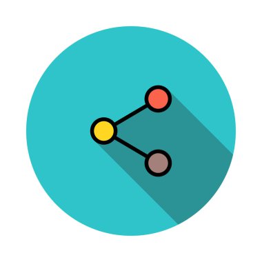 ağ bağlantısı vektör çizim paylaşım 