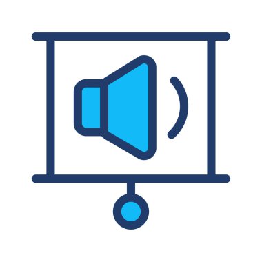 birim ses hoparlör vektör çizim 