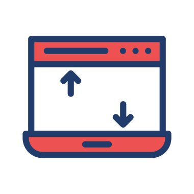 Download tarayıcı vektör çizim upload 