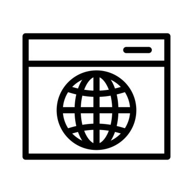 tarayıcı web sayfası vektör çizim 