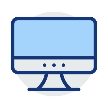 Monitör ekran vektör çizim 