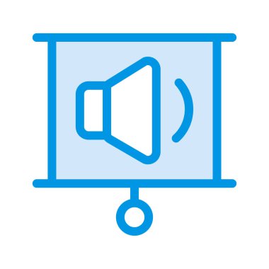 birim ses hoparlör vektör çizim 