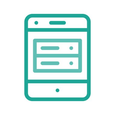 Mobil barındırma telefon vektör çizim 