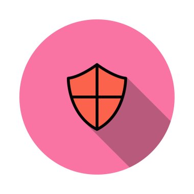 kalkan güvenli koruma vektör çizim 