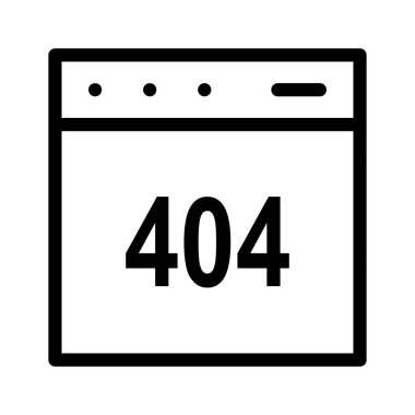 hata web sayfası tarayıcı vektör çizim 