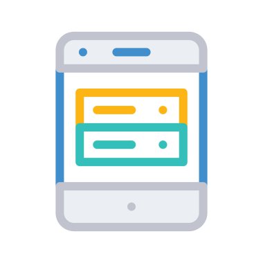 Mobil barındırma telefon vektör çizim 