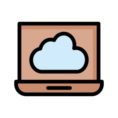 bulut sunucu veritabanı vektör çizim 