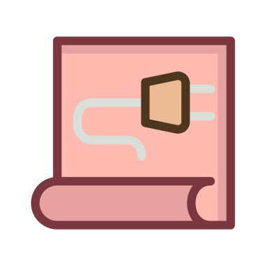 sayfa belge bağdaştırıcısı vektör çizim 