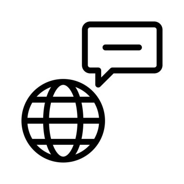 metin iletisi tarayıcı vektör çizim 