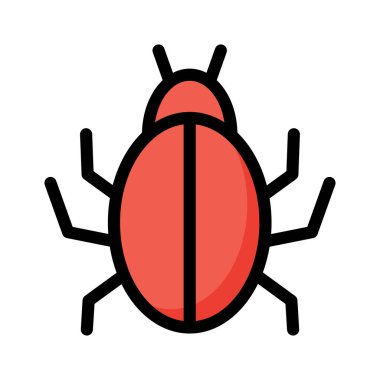 kötü amaçlı yazılım hata virüs vektör çizim 