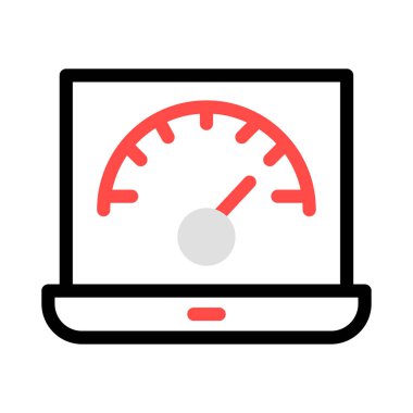 hız internet performansı vektör çizim 