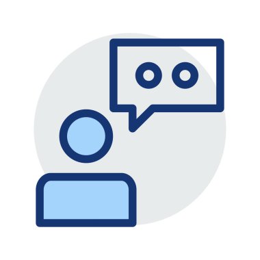 profil Kullanıcı Mesaj vektör çizim 