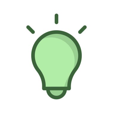 fikir yaratıcı lamba vektör çizim 