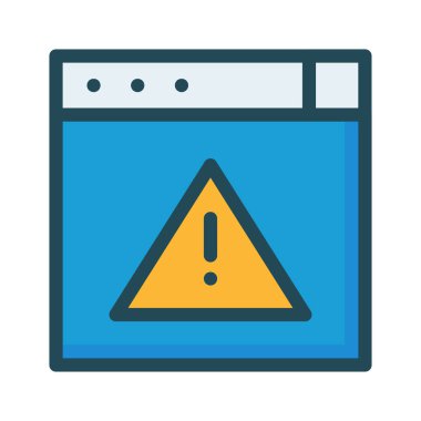 ünlem hata uyarı vektör çizim 