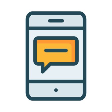 mesaj sohbet metin vektör çizim 