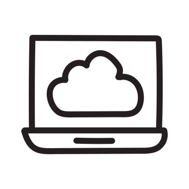 bulut sunucu veritabanı vektör çizim 