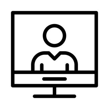 hesap oturum açma profili vektör çizim 