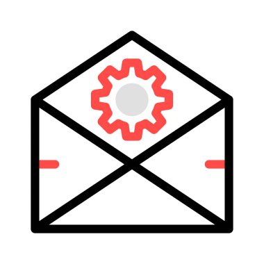 ileti gelen kutusu vektör çizim ayarlama 