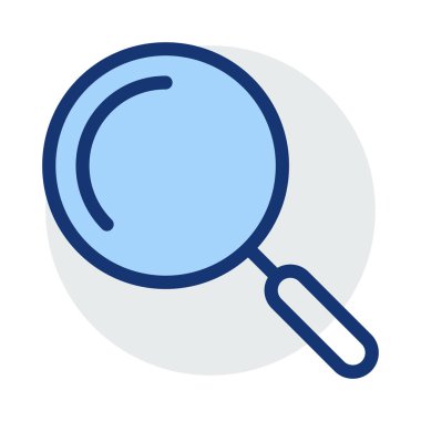 Arama büyüteç cam vektör çizim 