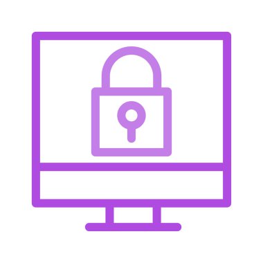 Özel kilit güvenli vektör çizim 