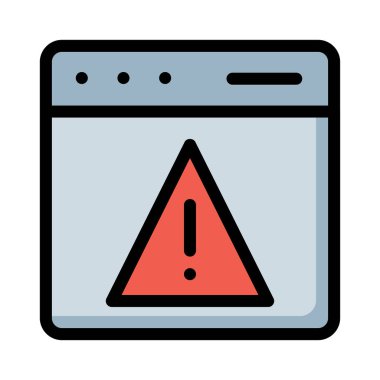 Uyarı hata uyarı vektör çizim 