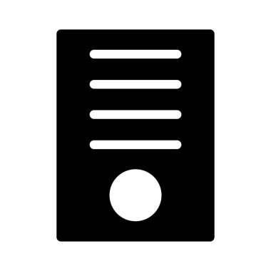 Pc bilgisayar donanım düz simgesi beyaz arka plan, vektör, illüstrasyon izole