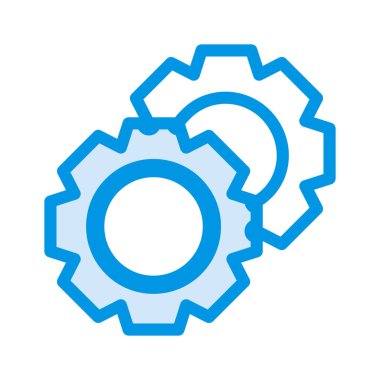 Beyaz arka plan, vektör, illüstrasyon izole düz simge tercih yapılandırın