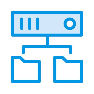 ağ sunucusu bağlantı vektör çizim 