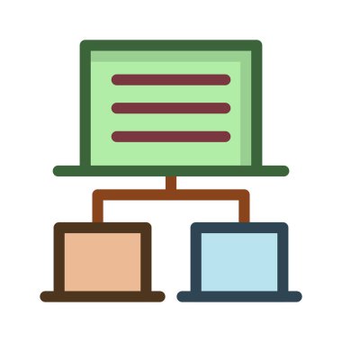 ağ bağlantı paylaşım vektör çizim 