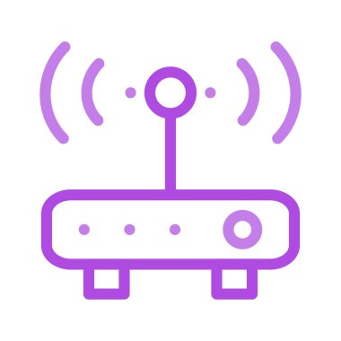 yönlendirici modem anten vektör çizim 