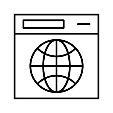 tarayıcı web sayfası Internet vektör çizim 