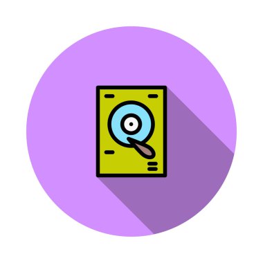 Vinil disk Cd vektör çizim 