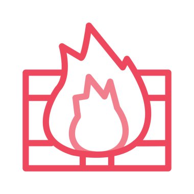 Güvenlik Duvarı koruma güvenli vektör çizim 